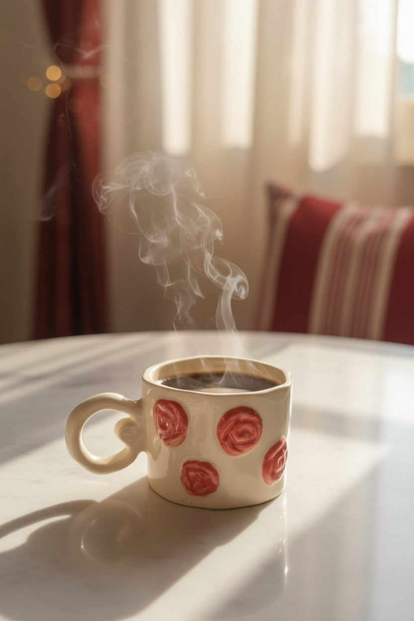 The "Enchanted Rose" Premium Sculpted Mug