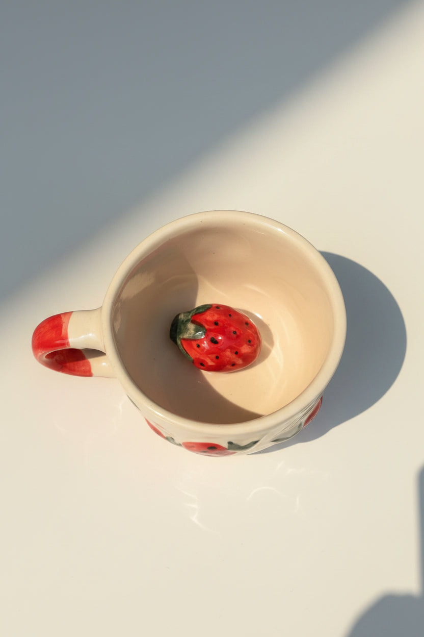 My Crockery Shop Strawberry  Surprise mug