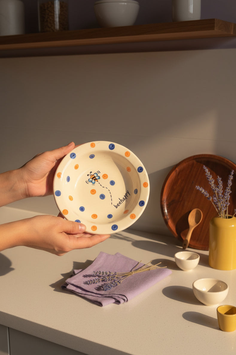 🍝 Collection Name: Pasta Party Ceramic Plates (Set of 1)