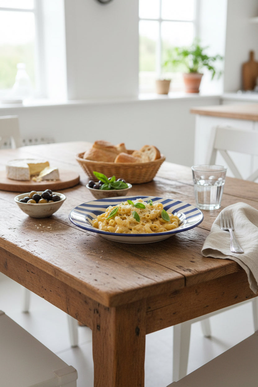 My Crockery Shop Stripe Pasta plates