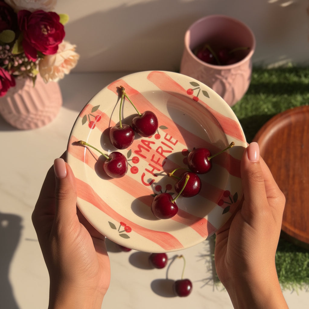 🍝 Collection Name: Pasta Party Ceramic Plates (Set of 1)