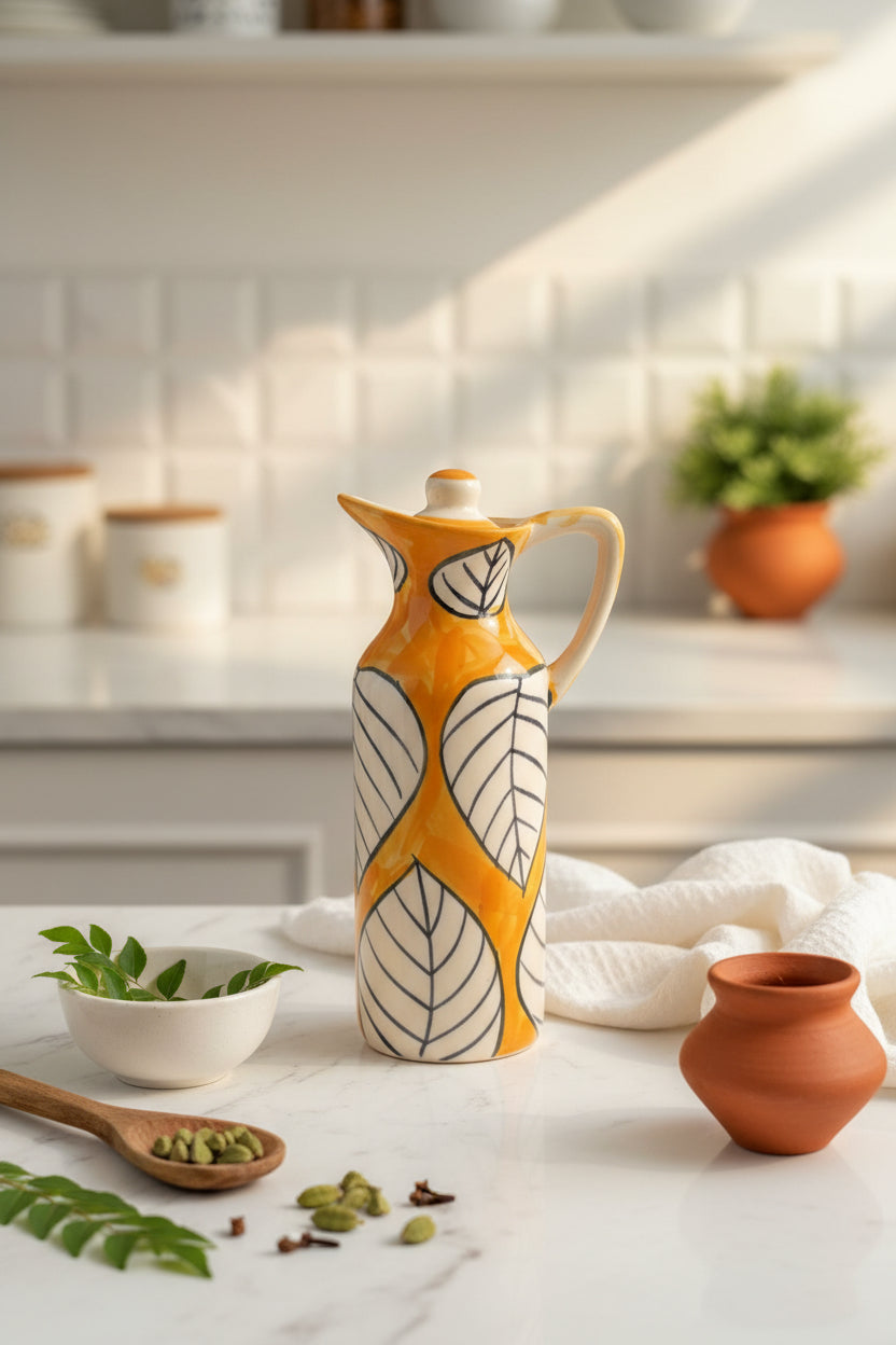 Handpainted oil dispenser 350 mL