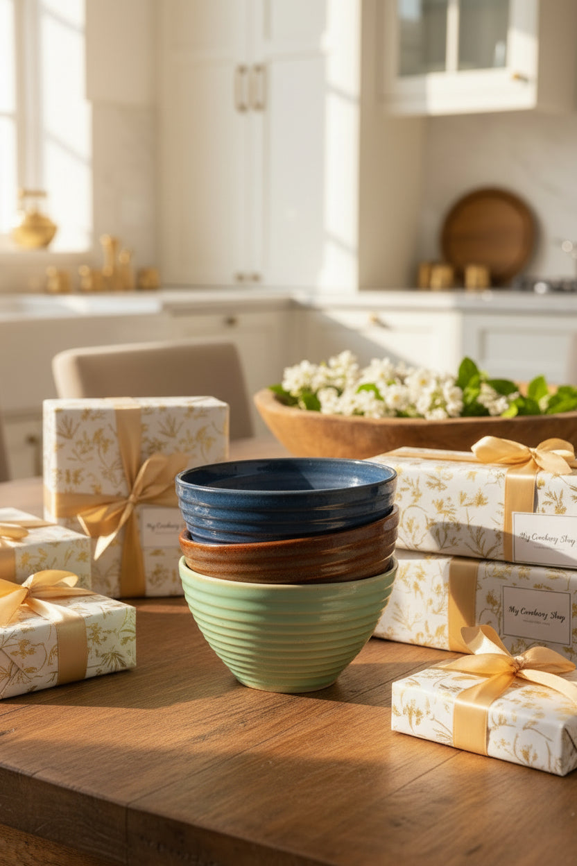Studio stripe bowls