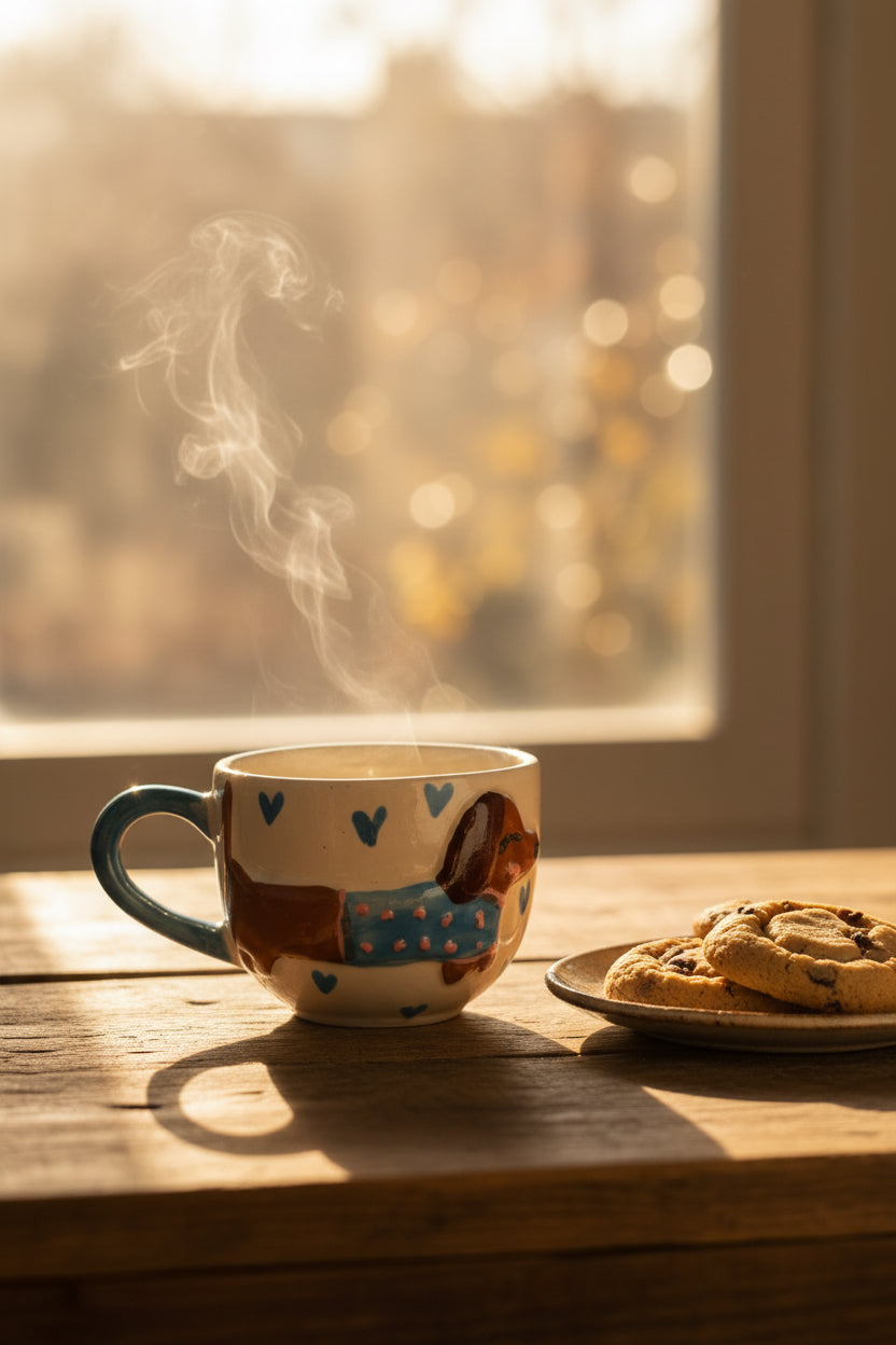 The cozy pup  mug