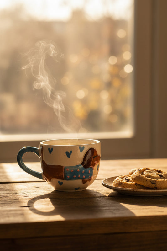 The cozy pup  mug