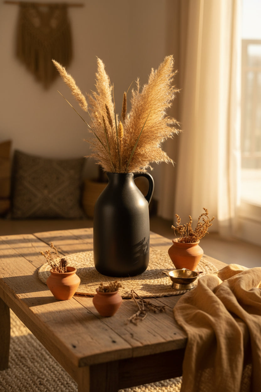The "Amphora" Minimalist Ceramic Jug Vase