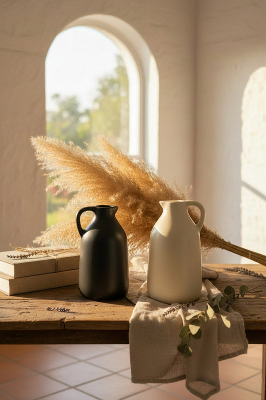 The "Amphora" Minimalist Ceramic Jug Vase