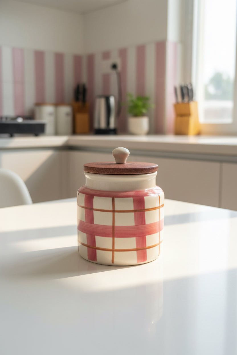 Handpainted Airtight jars 500 mL