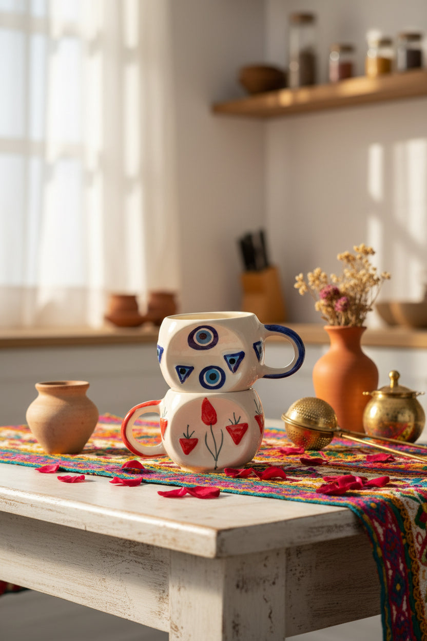 Evil eye and chilly  mug