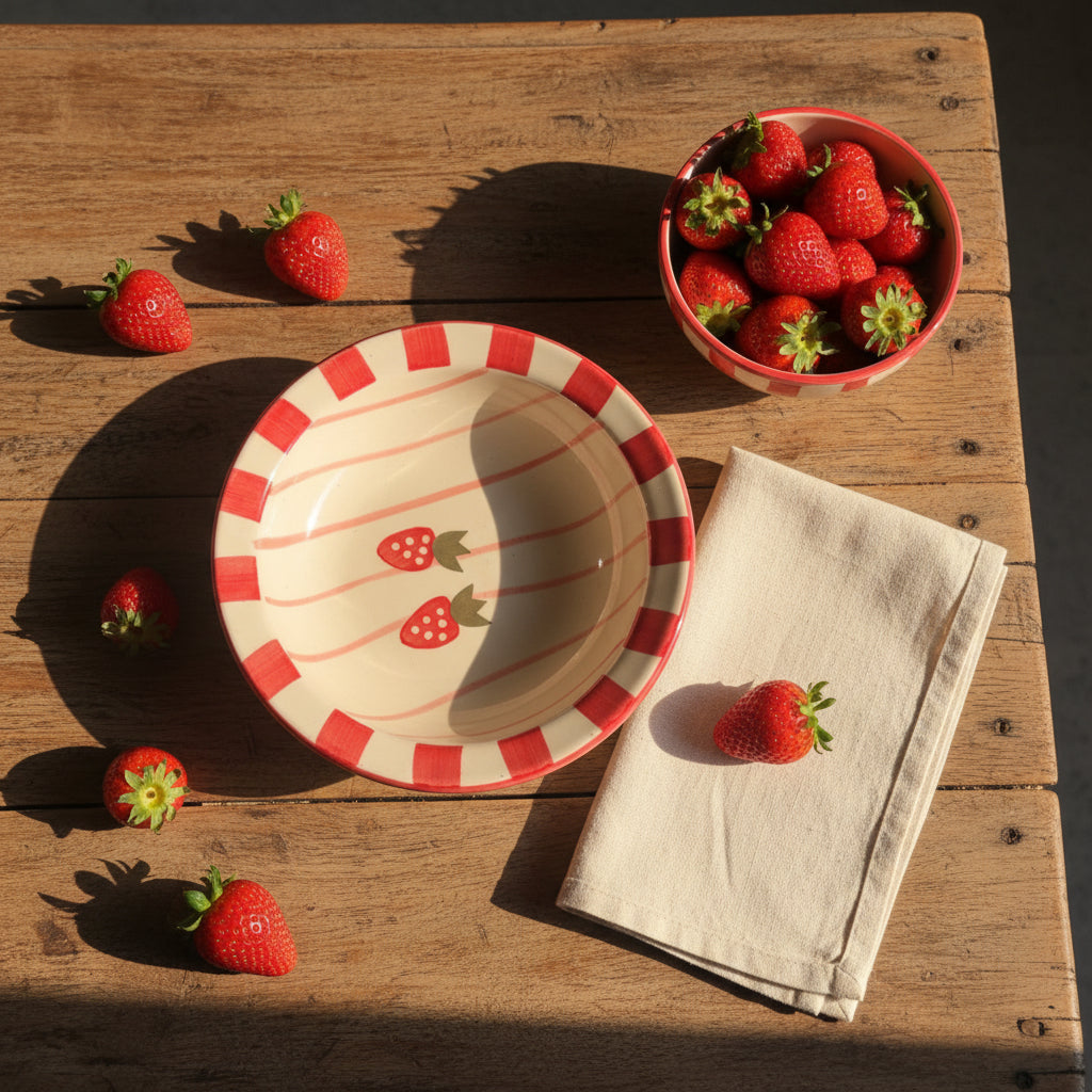 🍝 Collection Name: Pasta Party Ceramic Plates (Set of 1)