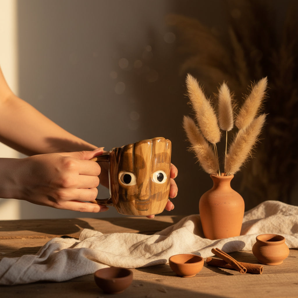 🌳 Tree Gaze Mug – A Little Piece of Nature ( Set of 1 )