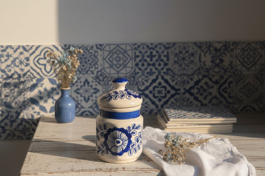 👑 Mughal Royalty Ceramic Jar Collection ( Set of 1 )