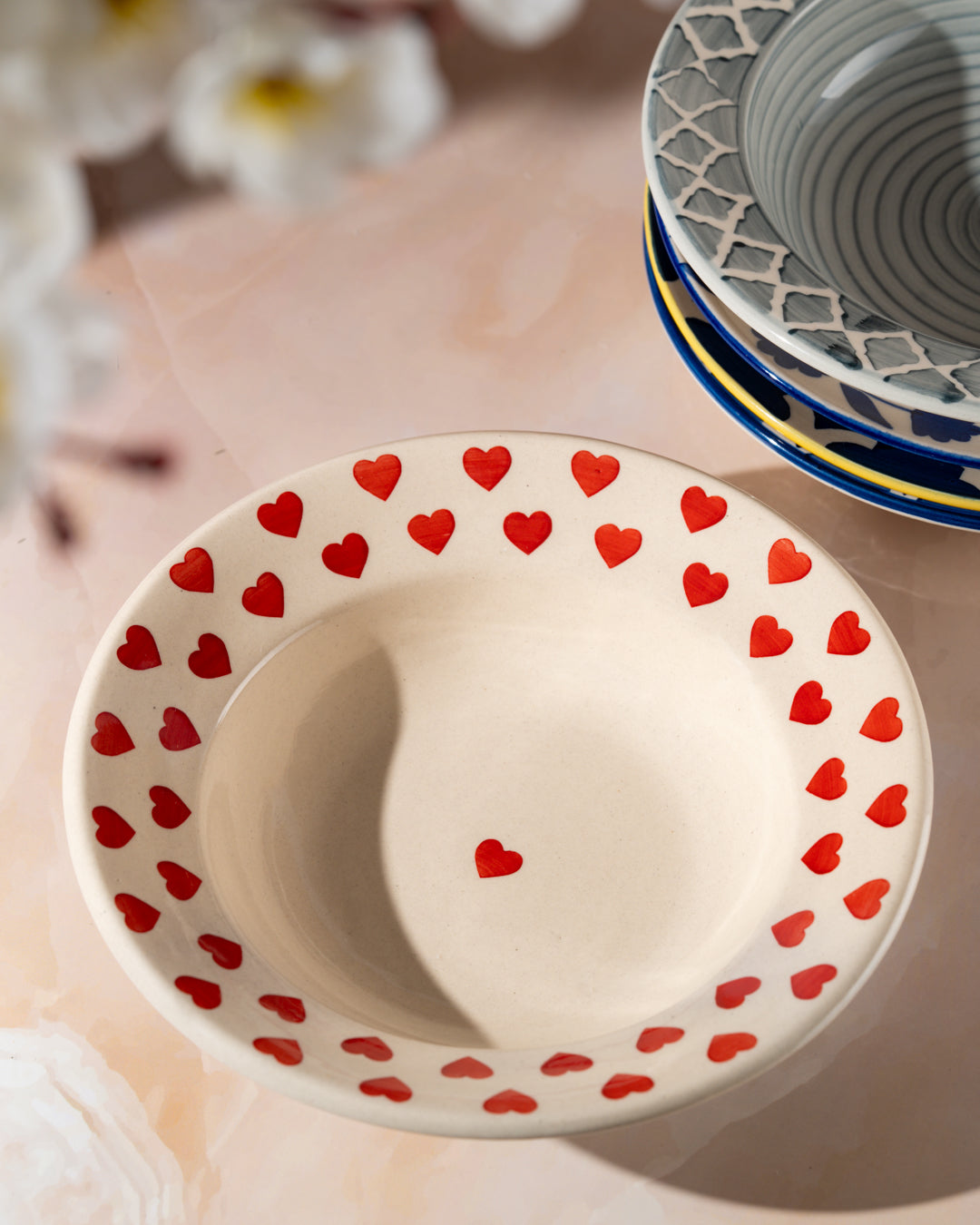 My Crockery Shop Handcrafted Ceramic Pasta Plates – Set of 1