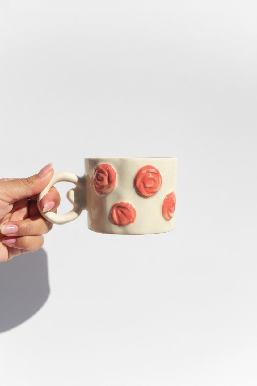 The "Enchanted Rose" Premium Sculpted Mug