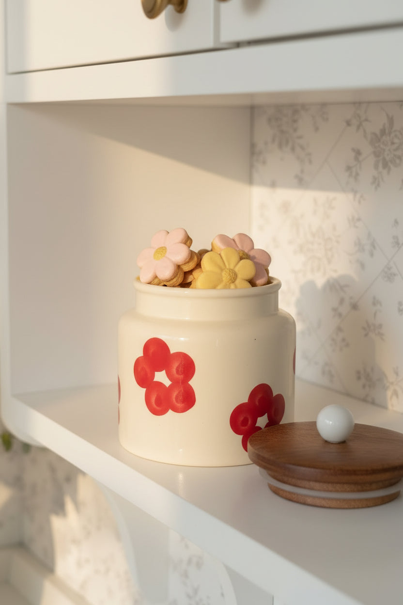 Handpainted Airtight jars 500 mL