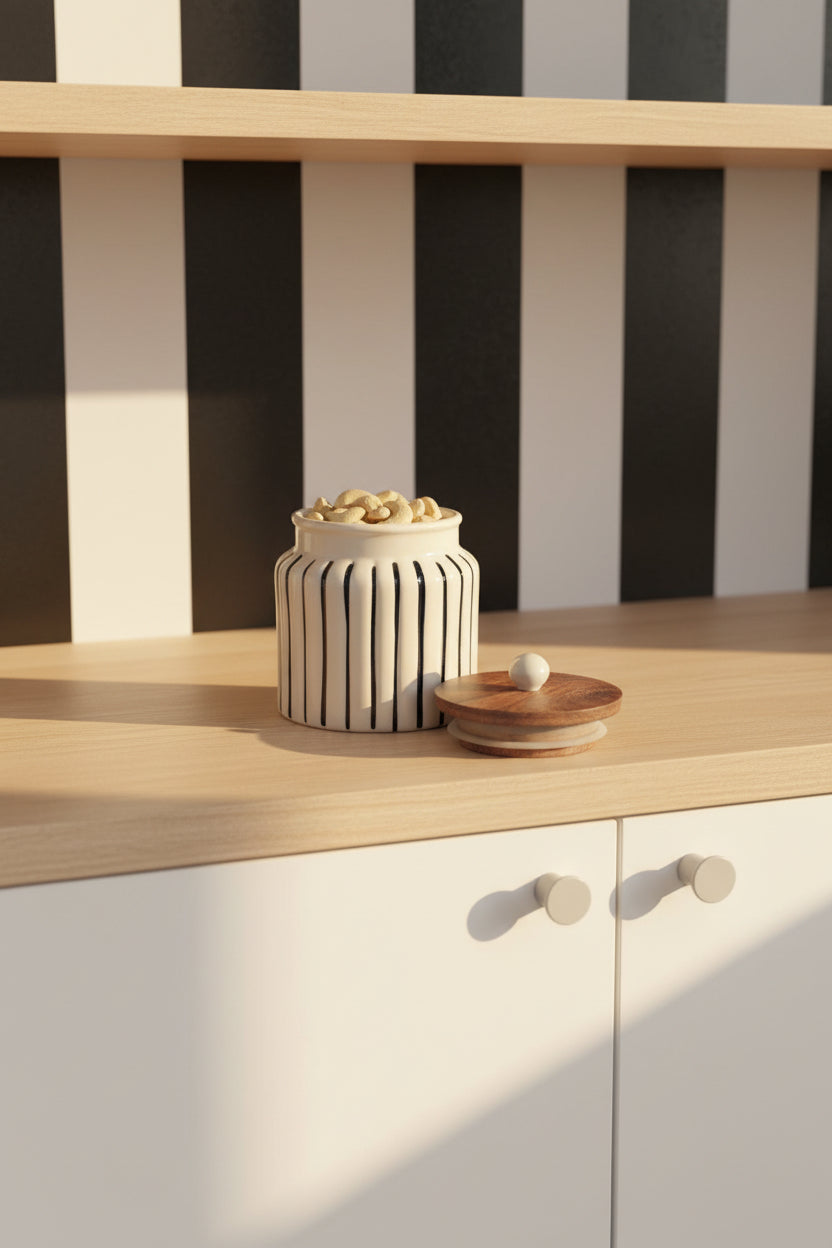 Handpainted Airtight jars 500 mL