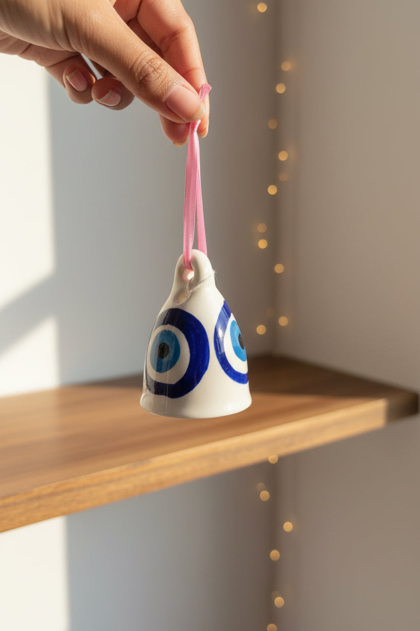 Little Charm Ceramic Hanging Bells (Set of 1)