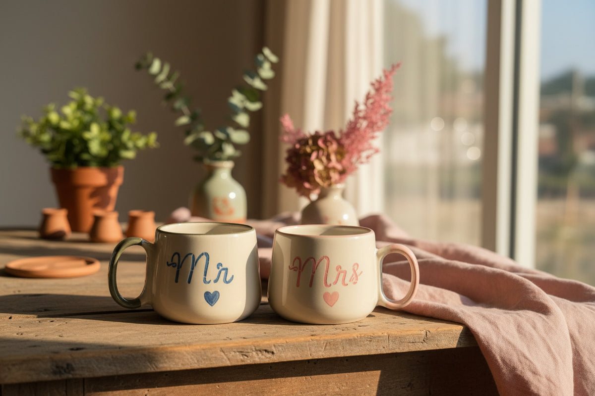 Mr and Mrs mug ( set of 2 )