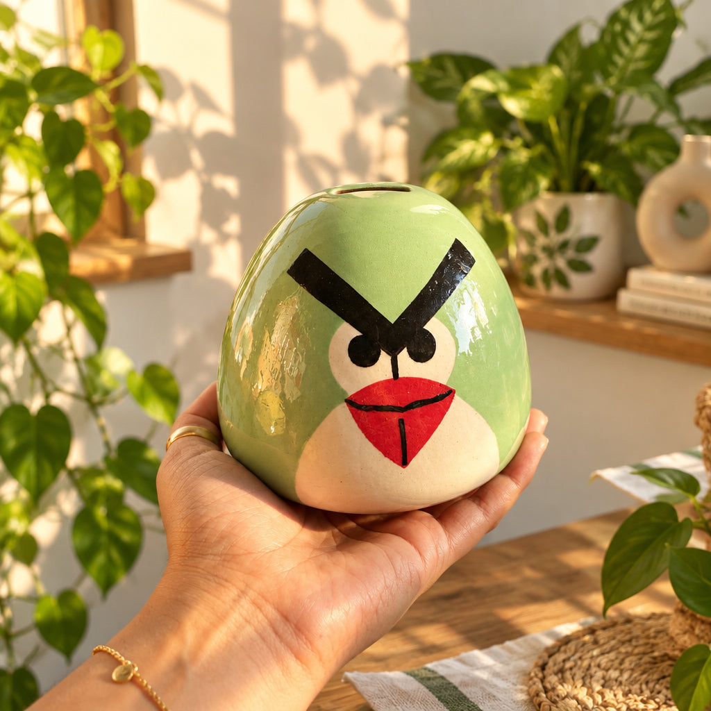 🐦 Angry Bird Ceramic Money Bank Set of 1)