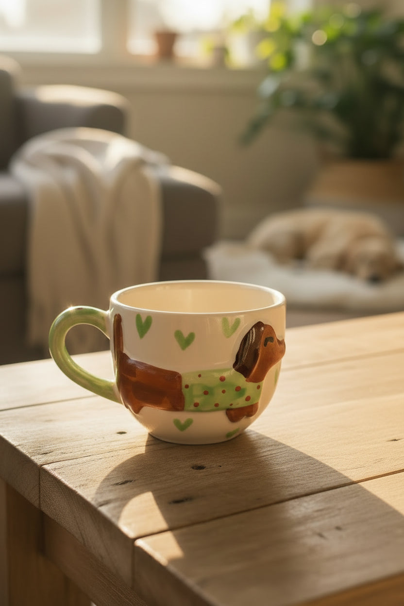 The cozy pup  mug