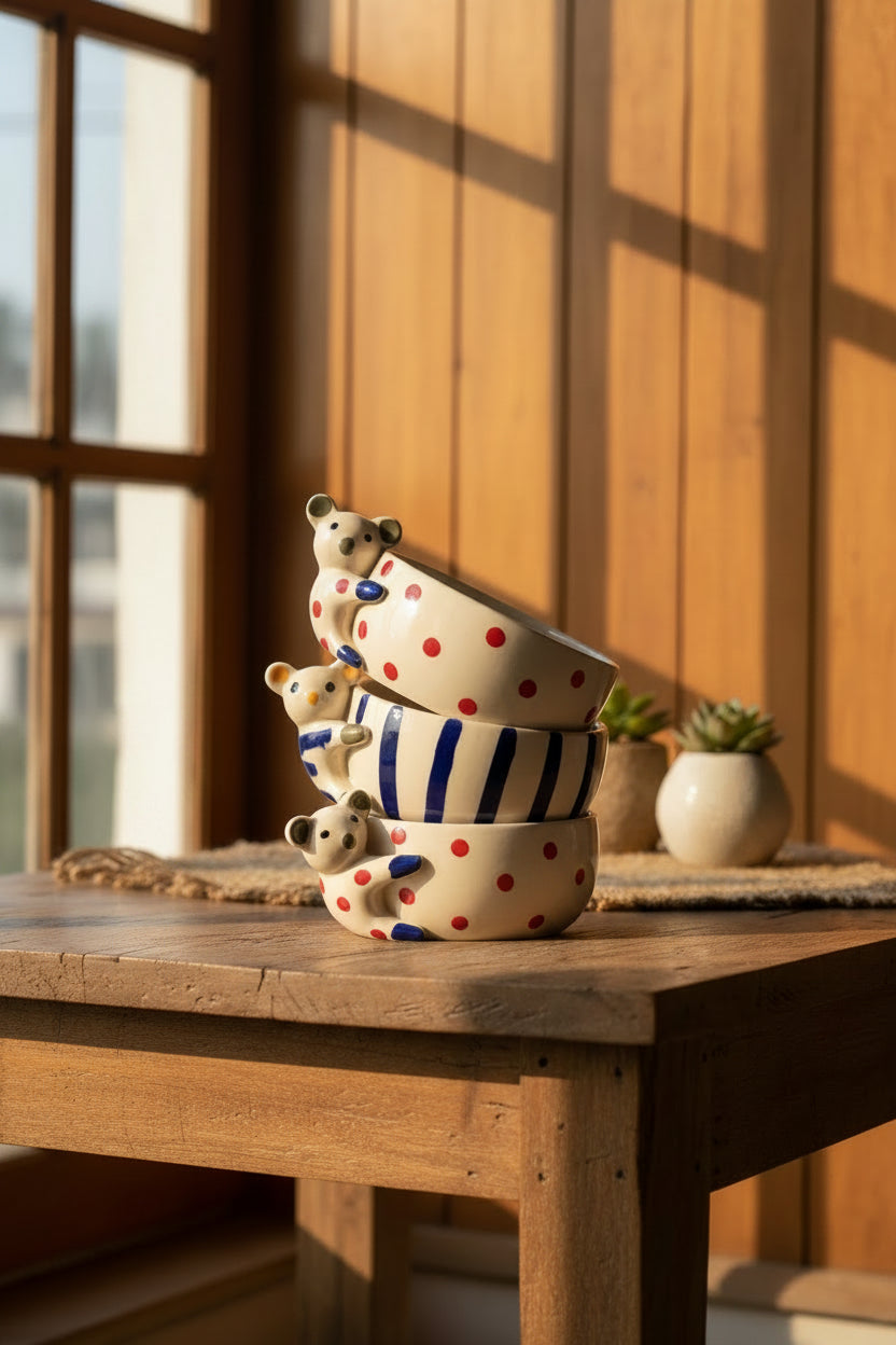 🐨 Koala Pals Ceramic Bowl Collection