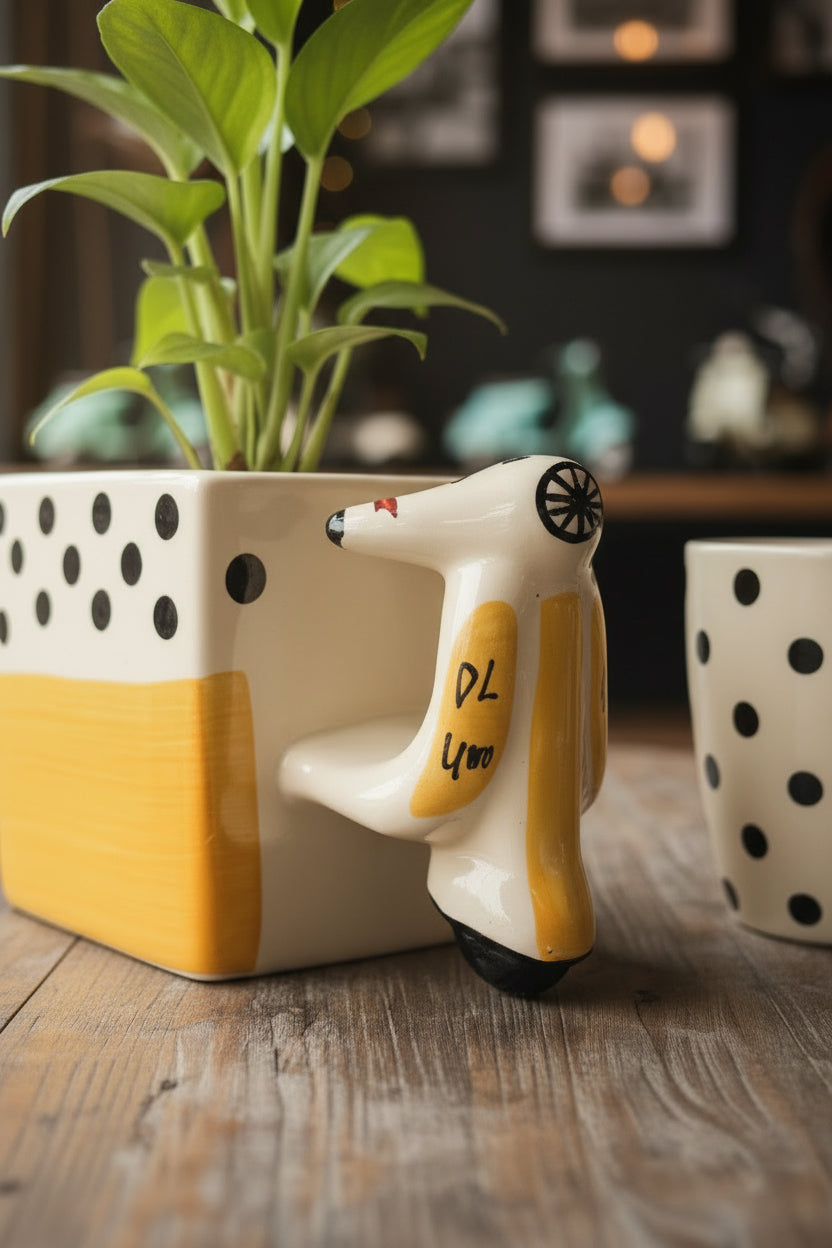 Scooter planter