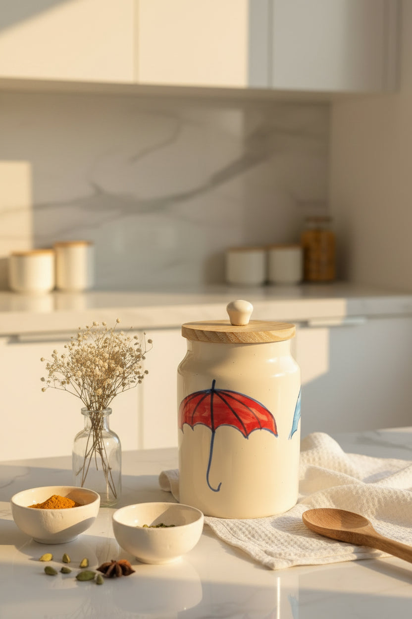 Monsoon Melody Ceramic  Jars