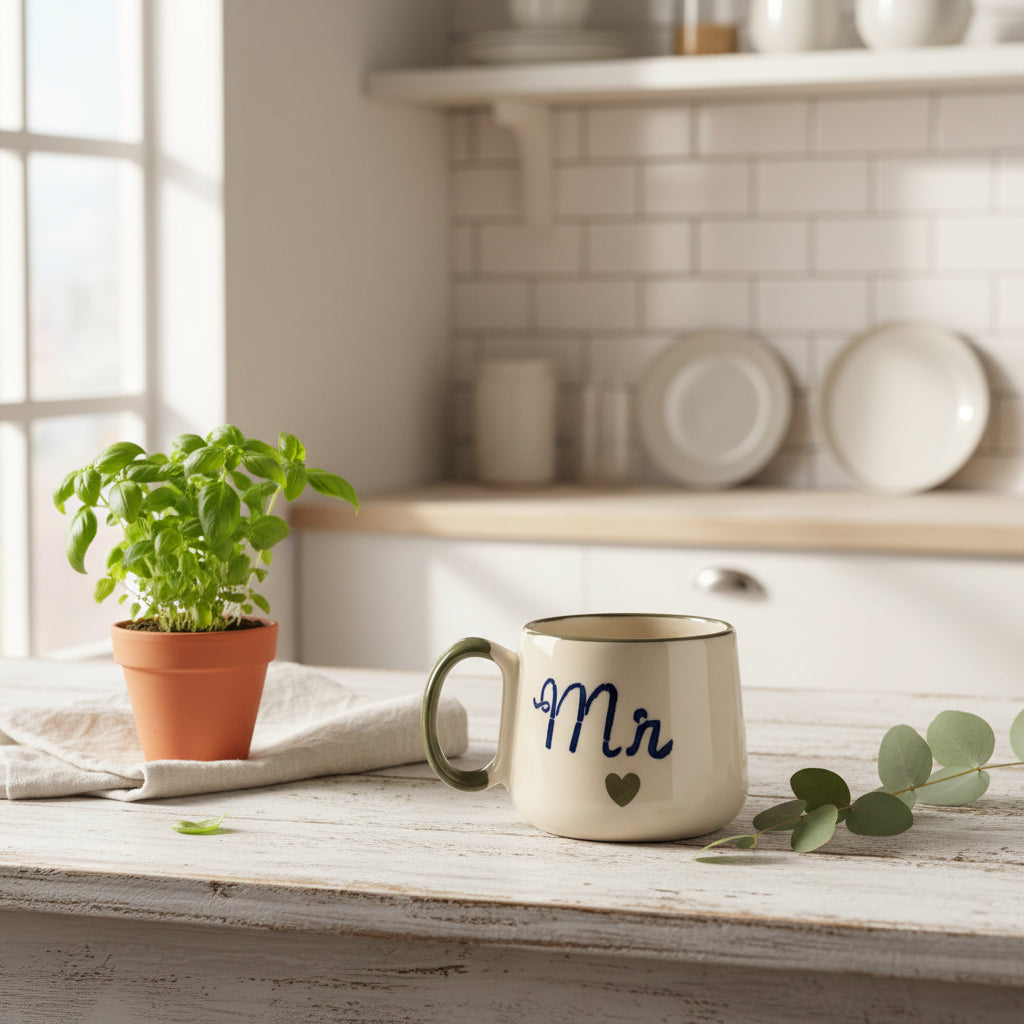 Mr and Mrs mug ( set of 2 )