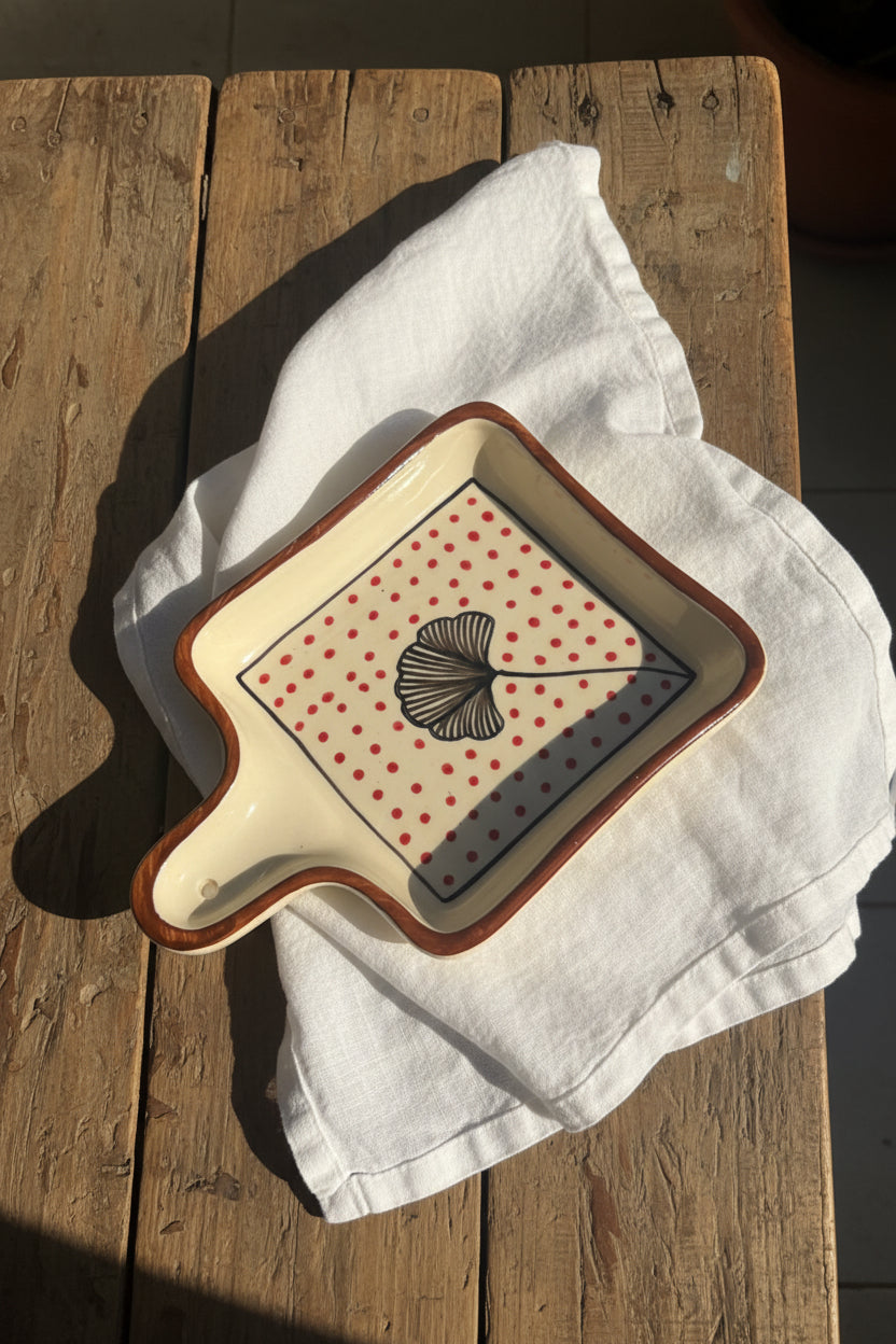 Handcrafted Ceramic Pan Platter Collection ( Set of 1 )
