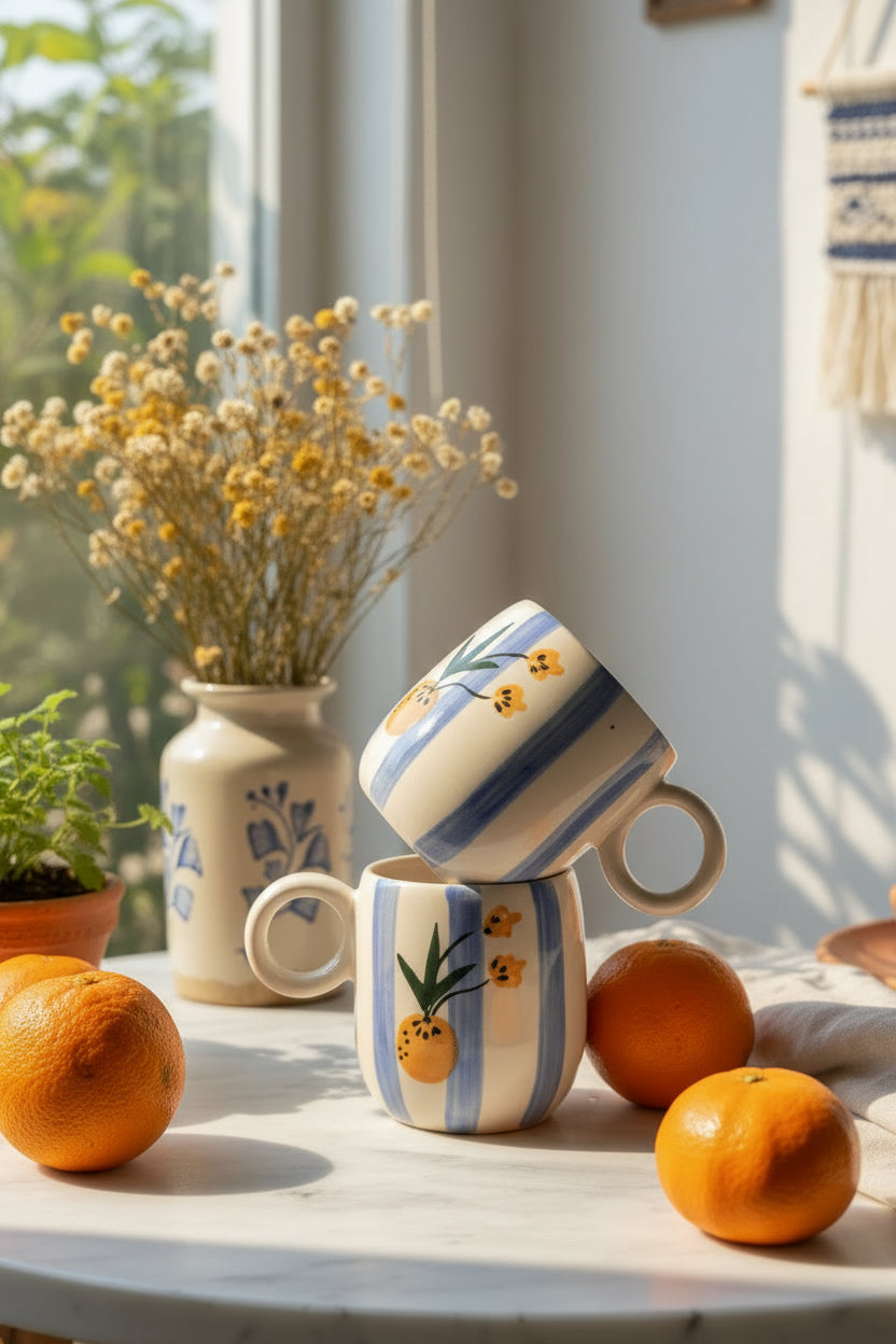 Orange Grove Ceramic  mug