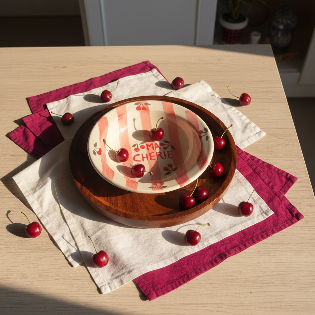 🍝 Collection Name: Pasta Party Ceramic Plates (Set of 1)
