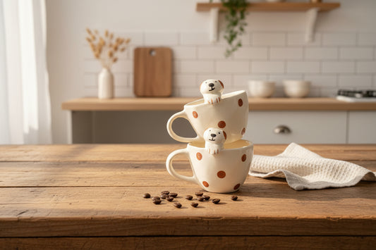 Paw-Watch Dog Mug 🐶🤎 (Set of 1 )