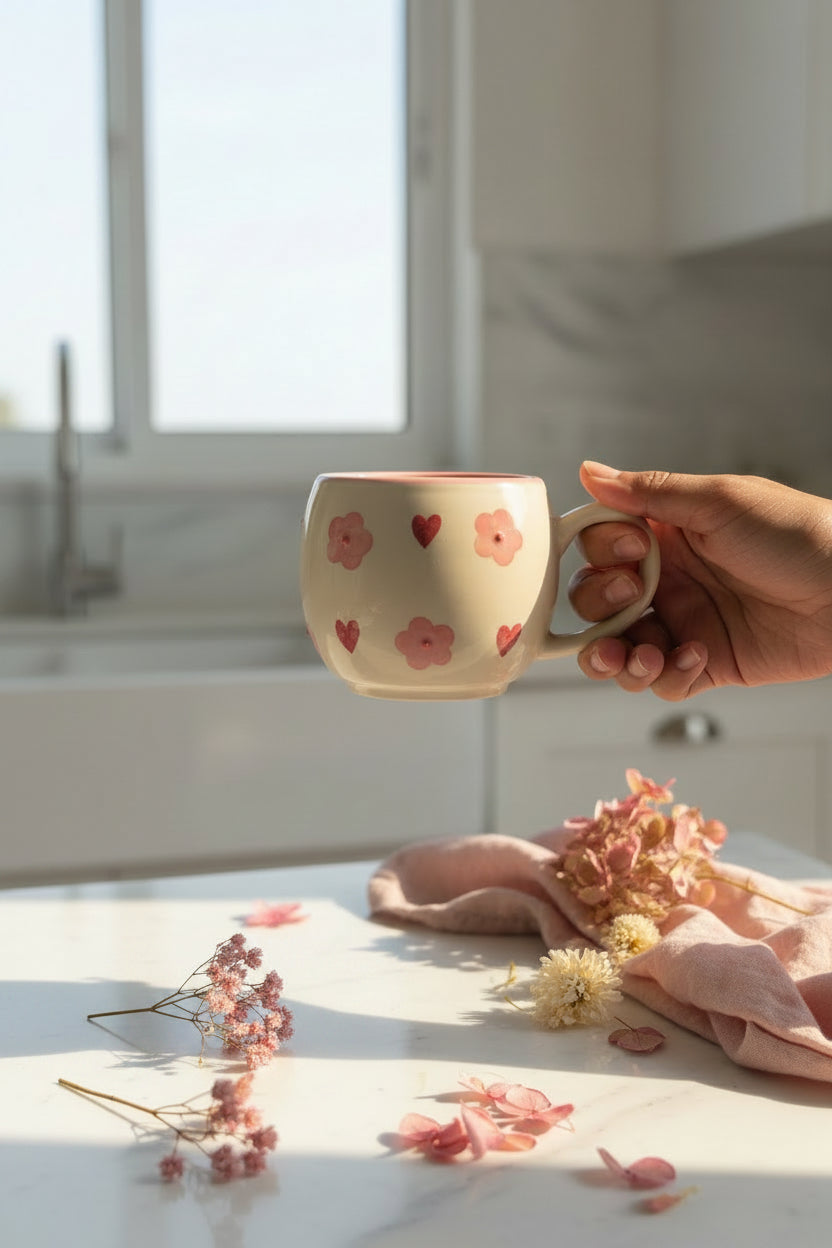 Heart Blossom Mug