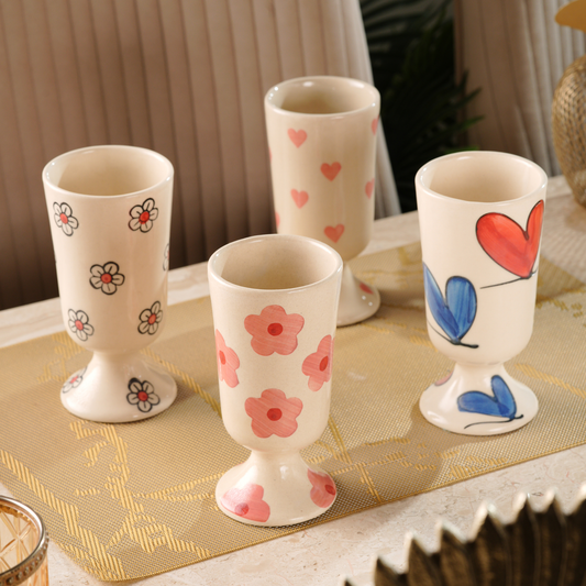 My Crockery Shop Ceramic Party Vine Glass